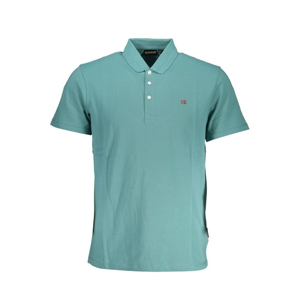 Napapijri Green Cotton Polo Shirt Napapijri Green Cotton Polo Shirt