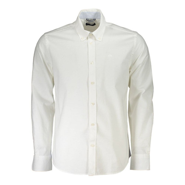 North Sails White Cotton Shirt NO-20280 North Sails White Cotton Shirt NO-20280