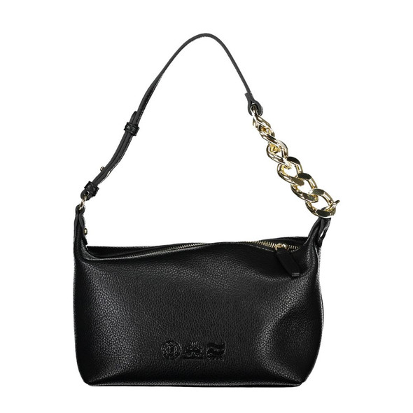 La Martina Black Polyethylene Handbag La Martina Black Polyethylene Handbag