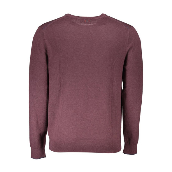 Napapijri Purple Wool Sweater Napapijri Purple Wool Sweater