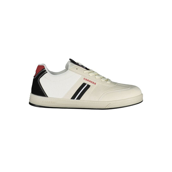 Carrera White Polyester Sneaker CA-21929 Carrera White Polyester Sneaker CA-21929