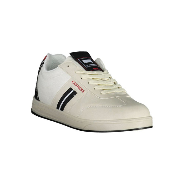 Carrera White Polyester Sneaker CA-21929 Carrera White Polyester Sneaker CA-21929
