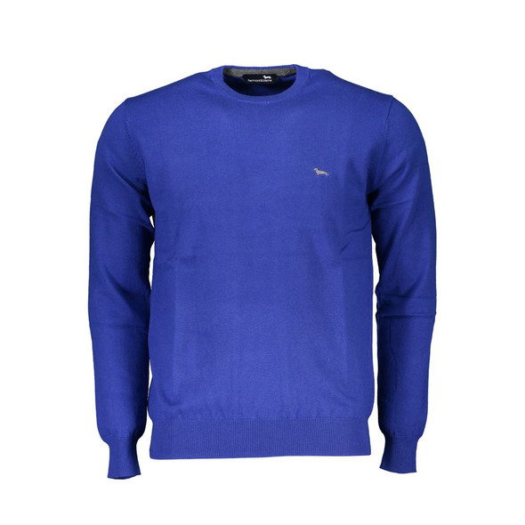Harmont & Blaine Blue Cotton Sweater HA-23579 Harmont & Blaine Blue Cotton Sweater HA-23579