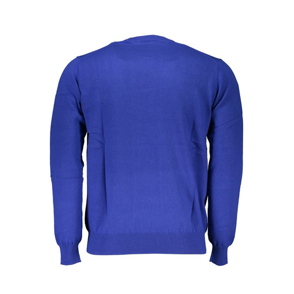 Harmont & Blaine Blue Cotton Sweater HA-23579 Harmont & Blaine Blue Cotton Sweater HA-23579