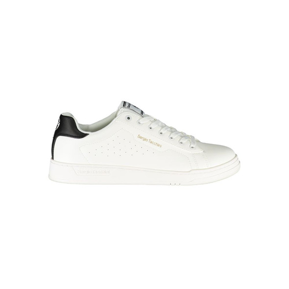 White Polyester Sneaker SE-23674 White Polyester Sneaker SE-23674