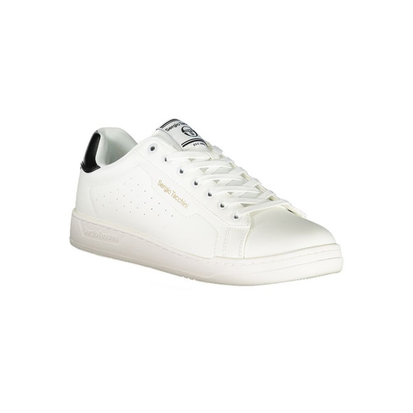 White Polyester Sneaker SE-23674 White Polyester Sneaker SE-23674