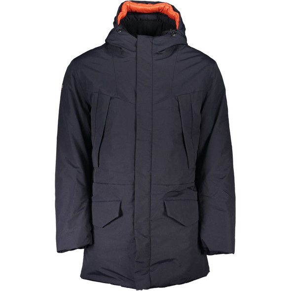 Napapijri Blue Polyamide Jacket Napapijri Blue Polyamide Jacket