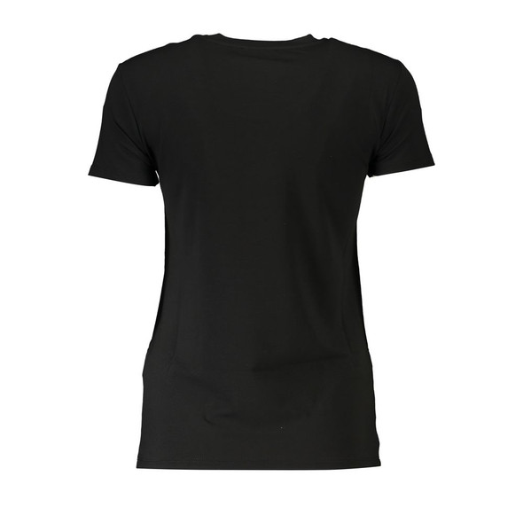 Patrizia Pepe Black Elastane Tops & T-Shirt PA-28362 Patrizia Pepe Black Elastane Tops & T-Shirt PA-28362