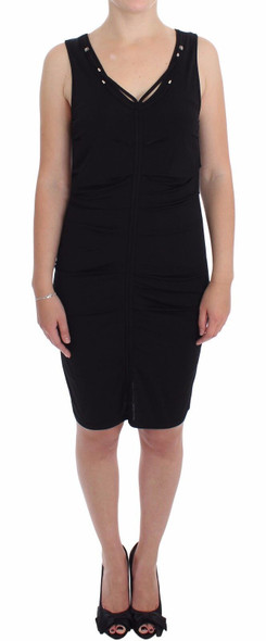 Black Stretch Wiggle Pencil Sheath Bodycon Dress Black Stretch Wiggle Pencil Sheath Bodycon Dress
