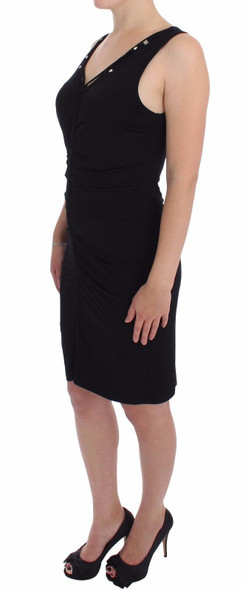Black Stretch Wiggle Pencil Sheath Bodycon Dress Black Stretch Wiggle Pencil Sheath Bodycon Dress