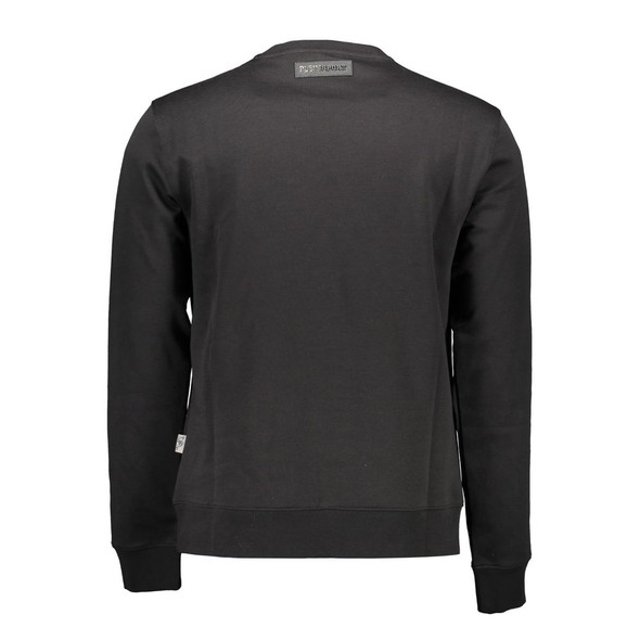 Plein Sport Black Cotton Sweater PL-9575 Plein Sport Black Cotton Sweater PL-9575