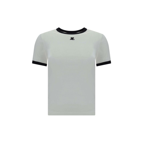 Courrèges Logo T-Shirt COVESJTS017JS00700098BB Courrèges Logo T-Shirt COVESJTS017JS00700098BB