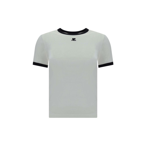 Courrèges Logo T-Shirt COVESJTS017JS00700098BB Courrèges Logo T-Shirt COVESJTS017JS00700098BB