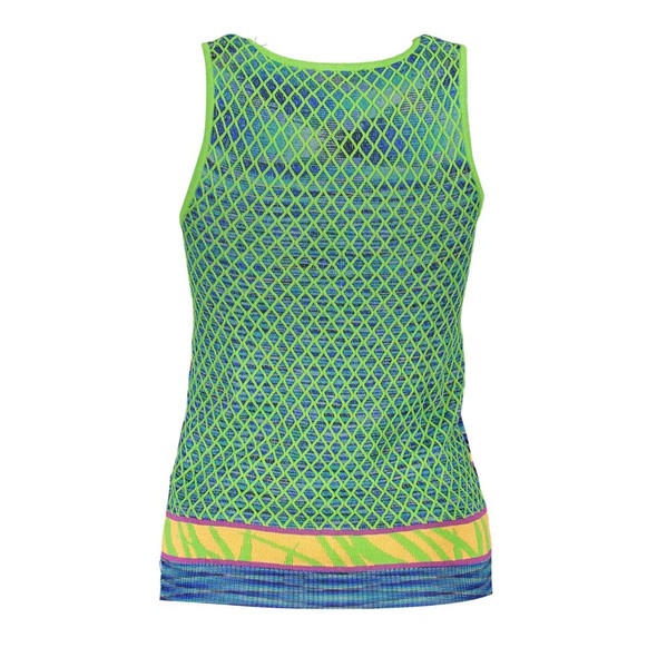 Desigual Green Cotton Women Top Desigual Green Cotton Women Top