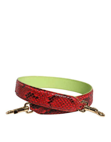 Dolce & Gabbana Red Exotic Leather Handbag Accessory Shoulder Strap Dolce & Gabbana Red Exotic Leather Handbag Accessory Shoulder Strap