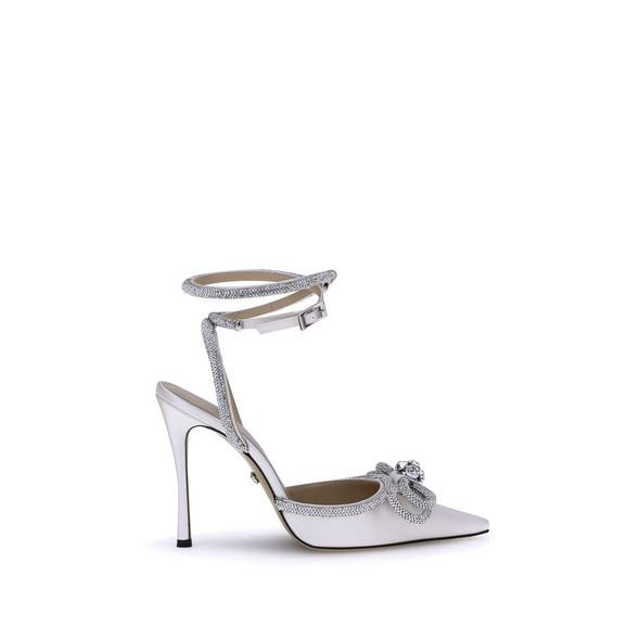MACH & MACH Silk Pumps with double bow MACH & MACH Silk Pumps with double bow