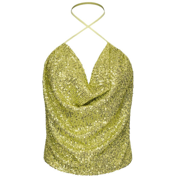 PINKO Green Polyester Tops & T-Shirt PINKO Green Polyester Tops & T-Shirt