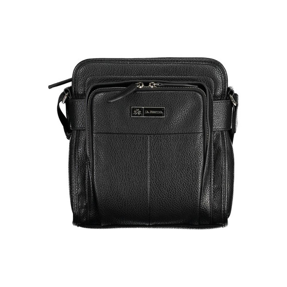 La Martina Black Polyethylene Shoulder Bag La Martina Black Polyethylene Shoulder Bag