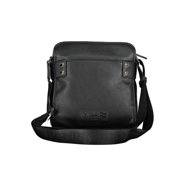 La Martina Black Polyethylene Shoulder Bag La Martina Black Polyethylene Shoulder Bag