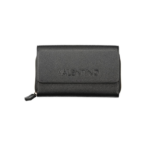 Black Polyethylene Women Wallet Convertible Shoulder Bag Black Polyethylene Women Wallet Convertible Shoulder Bag
