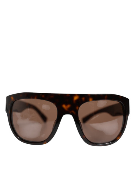 Dolce & Gabbana Dark Brown Havana DG4398F Square Frame Eyewear Sunglasses Dolce & Gabbana Dark Brown Havana DG4398F Square Frame Eyewear Sunglasses