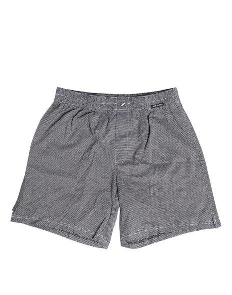 Gray Striped Cotton Regular Boxer Underwear Gray Striped Cotton Regular Boxer Underwear