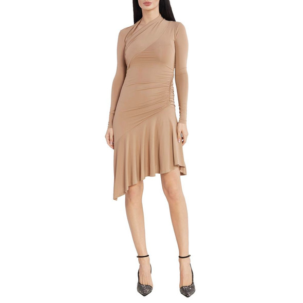 PINKO Beige Viscose Dress PINKO Beige Viscose Dress