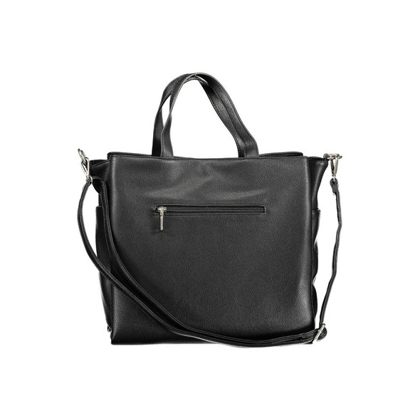 Black Polyethylene Handbag BY-12663 Black Polyethylene Handbag BY-12663