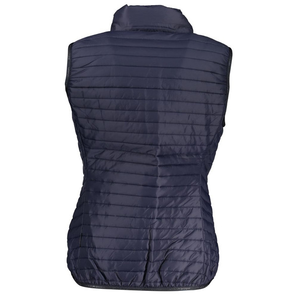 Napapijri Blue Polyester Jackets & Coat Napapijri Blue Polyester Jackets & Coat