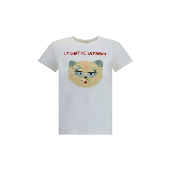 Valentino Le Chat De La Maison T-Shirt VA7B3MG25J9LDA03BB Valentino Le Chat De La Maison T-Shirt VA7B3MG25J9LDA03BB