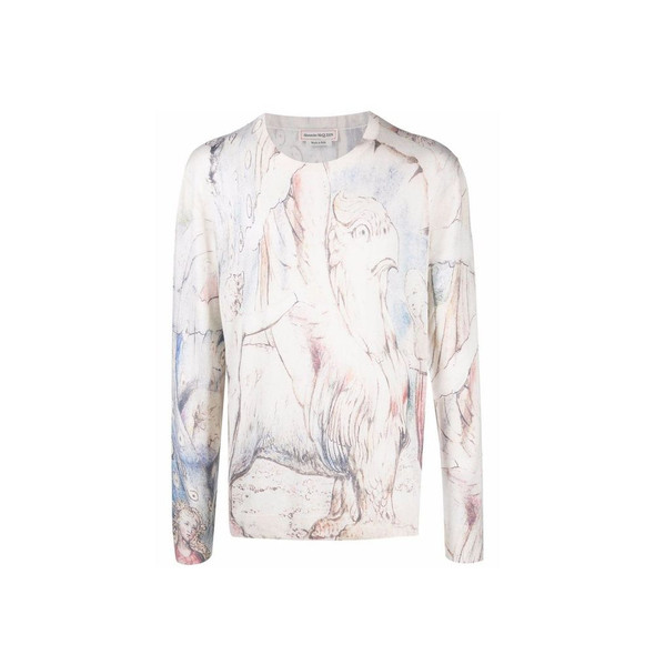 Alexander McQueen William Blake Dante Print Pullover Alexander McQueen William Blake Dante Print Pullover