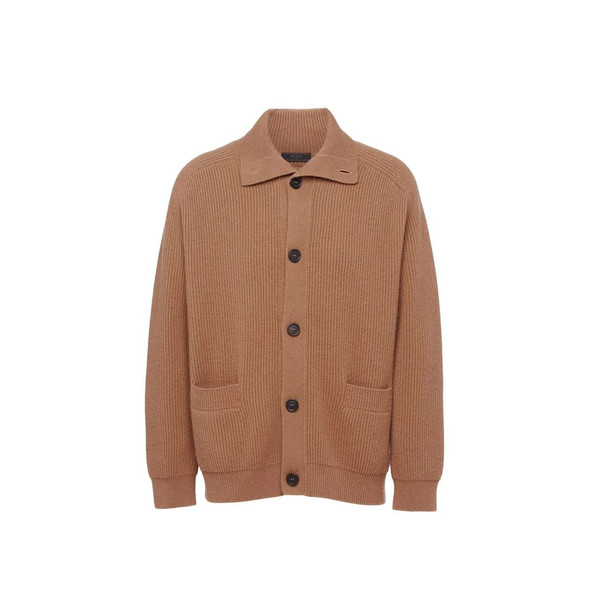Ribbed Knit Cashmere Cardigan Ribbed Knit Cashmere Cardigan