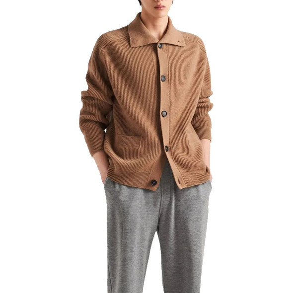Ribbed Knit Cashmere Cardigan Ribbed Knit Cashmere Cardigan