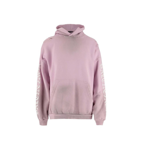 Balenciaga Stencil Medium Fit Hooded Sweatshirt Balenciaga Stencil Medium Fit Hooded Sweatshirt