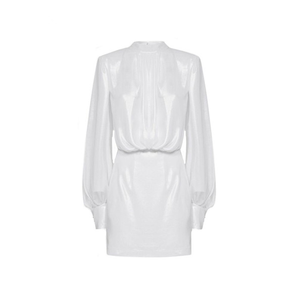 BLANCA VITA Abelia Laminated Mini Dress BLANCA VITA Abelia Laminated Mini Dress