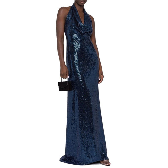 Sequin-Embellished Long Dress BL-8735249170644 Sequin-Embellished Long Dress BL-8735249170644
