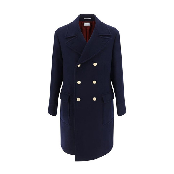 Brunello Cucinelli Martingale Double-Breast Coat Brunello Cucinelli Martingale Double-Breast Coat