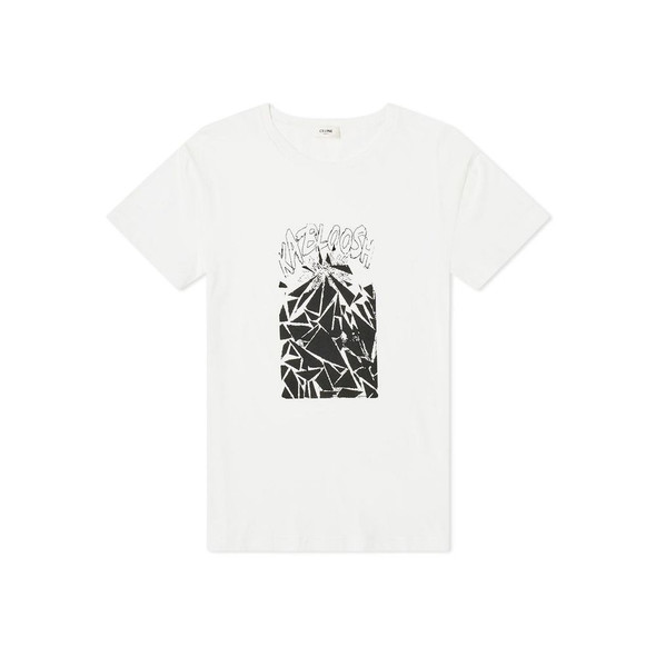 Celine Printed Cotton T-Shirt Celine Printed Cotton T-Shirt