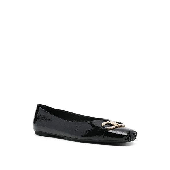 Salvatore Ferragamo Gancini-Buckle Ballerina Flats Salvatore Ferragamo Gancini-Buckle Ballerina Flats