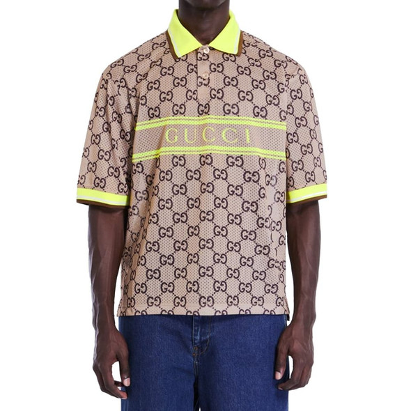 Gucci GG Supreme Perforated Polo Gucci GG Supreme Perforated Polo