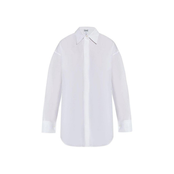 Loewe Draped Cotton Shirt Loewe Draped Cotton Shirt