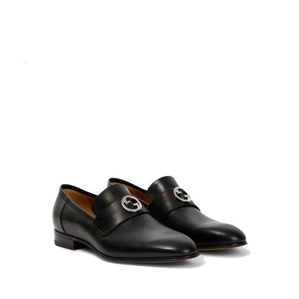Gucci Interlocking G Leather Loafers Gucci Interlocking G Leather Loafers
