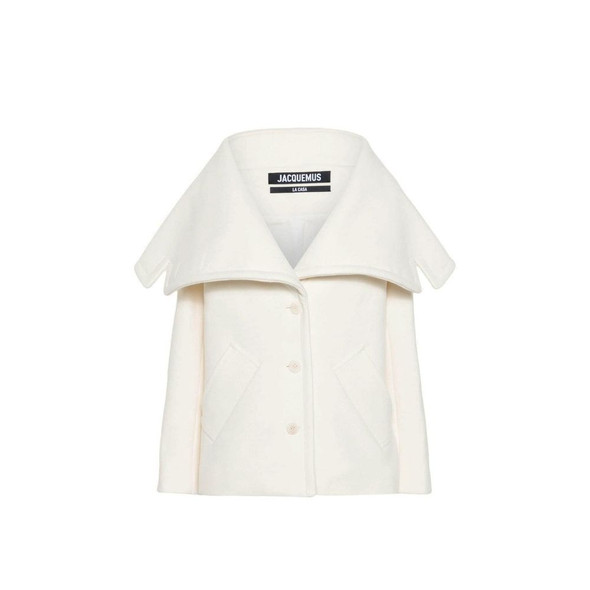 Jacquemus Le Caban Caruso Draped-collar Jacket Jacquemus Le Caban Caruso Draped-collar Jacket