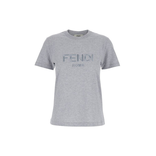 Fendi logo cotton t-shirt Fendi logo cotton t-shirt