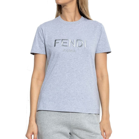 Fendi logo cotton t-shirt Fendi logo cotton t-shirt