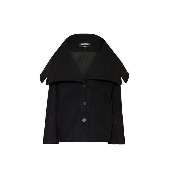 Jacquemus Le Caban Caruso Draped-collar Jacket JA-8776631582932 Jacquemus Le Caban Caruso Draped-collar Jacket JA-8776631582932