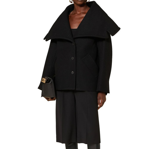 Jacquemus Le Caban Caruso Draped-collar Jacket JA-8776631582932 Jacquemus Le Caban Caruso Draped-collar Jacket JA-8776631582932