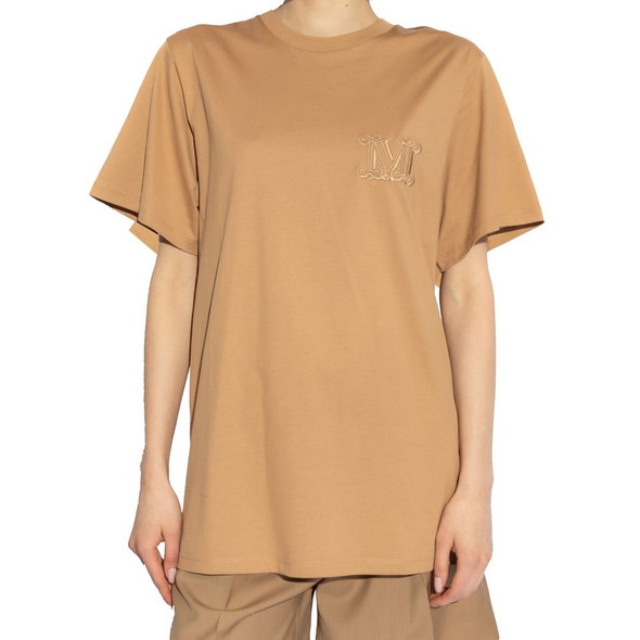 Mango logo-embroidered T-shirt Mango logo-embroidered T-shirt