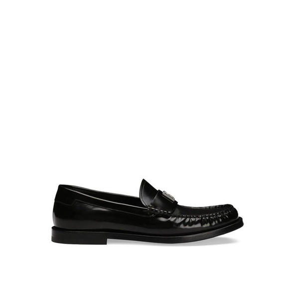 Dolce & Gabbana Leather Logo Loafers Dolce & Gabbana Leather Logo Loafers