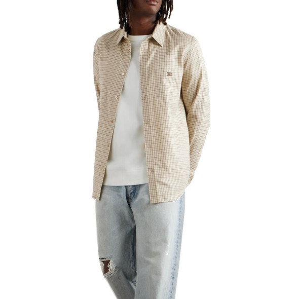 Celine Logo-Embroidered Checked Cotton Shirt Celine Logo-Embroidered Checked Cotton Shirt